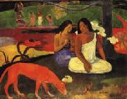 Paul Gauguin Arearea(Joyousness) Spain oil painting artist